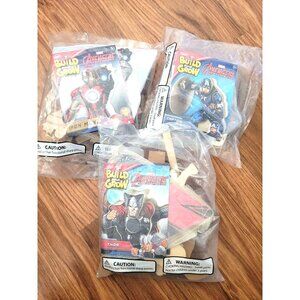 Marvel Avengers Build & Grow Kits - Iron Man, Thor, Captain America - Lowes 2016